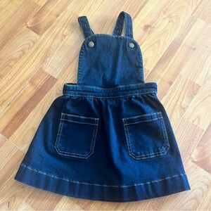 Hanna Andersson Blue Denim Overall Dress